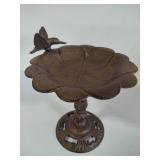 Heavy Metal Tabletop Bird Bath