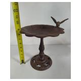 Heavy Metal Tabletop Bird Bath