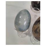 Set of Five Polished Stone Eggs