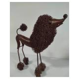 Metal Poodle Statue
