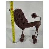 Metal Poodle Statue