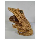 Wicker Frog Storage Basket