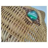 Wicker Frog Storage Basket