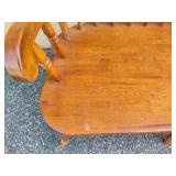 Wood Bench for Two