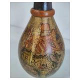 Fausto Corduri Decanter Wrapped Leather w/Map