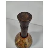 Fausto Corduri Decanter Wrapped Leather w/Map