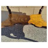 Solid Wood Hand Carved Tiger Oak Table