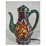 Stained Glass Tea Pot Lamp