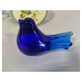 Glass Birds & Pimpernell Bird Coaster Set