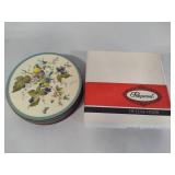 Glass Birds & Pimpernell Bird Coaster Set