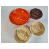 Set of Resin MCM Vibe Ashtrays