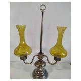 Hand Blown Glass Candle Holder