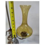 Hand Blown Glass Candle Holder