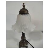 Small White Tulip Lamp