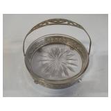 Royal Rochester Silverplated Handle Nut Dish