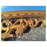 Large Gold Tone Mirror