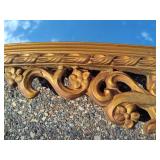 Large Gold Tone Mirror