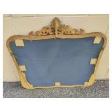 Large Gold Tone Mirror