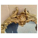 Large Gold Tone Mirror