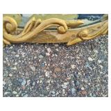 Large Gold Tone Mirror