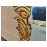 Large Gold Tone Mirror