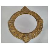 Round Decorative Mirror w/Guilded Finish