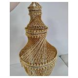 Beaded Seashell Chandelier