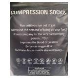 Seven Pair Compression Socks L/XL *New in Bag*