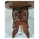 Hand Carved Side Table
