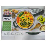 Parini 9" Cast Iron Round Pan *New in Box*