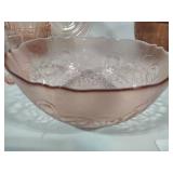 Assorted Pink Depression Glass