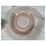 Assorted Pink Depression Glass