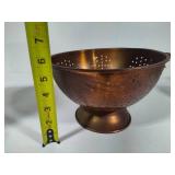 Copper Colander & Bowl