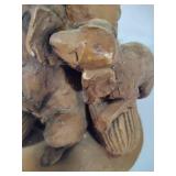 Lot #1:  Lee Bortin Original Clay Figurine "Puppies"