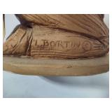 Lot #1:  Lee Bortin Original Clay Figurine "Puppies"