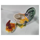 Rooster Cookie Jar & Ceramic Decor