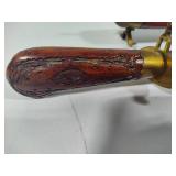 Hand Carved Knife/Fork Carving Set