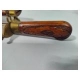 Hand Carved Knife/Fork Carving Set