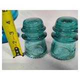 Teal Glassware & Insulators