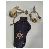 Toy Holster & Spurs