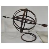 Metal Garden Sphere w/Arrow