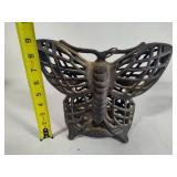 Cast Iron Butterfly Outdoor Candle Holder