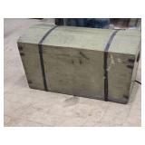 Wooden Military Storage Box 20" x 39" x 20 1/2"