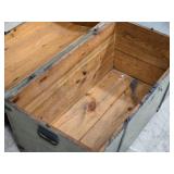 Wooden Military Storage Box 20" x 39" x 20 1/2"