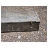 Wooden Military Storage Box 16" x 71" x 10"