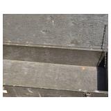 Wooden Military Storage Box 16" x 71" x 10"