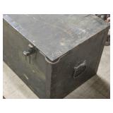 Wooden Military Storage Box 17" x 41" x 17"