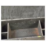 Wooden Military Storage Box 17" x 41" x 17"