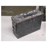 Metal Military Ammo Box | 7.62mm-M82 3-7/8" x 10-7/8" x 7-1/4"