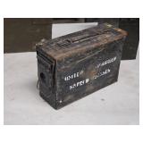 Metal Military Ammo Box | 7.62mm-M82 3-7/8" x 10-7/8" x 7-1/4"